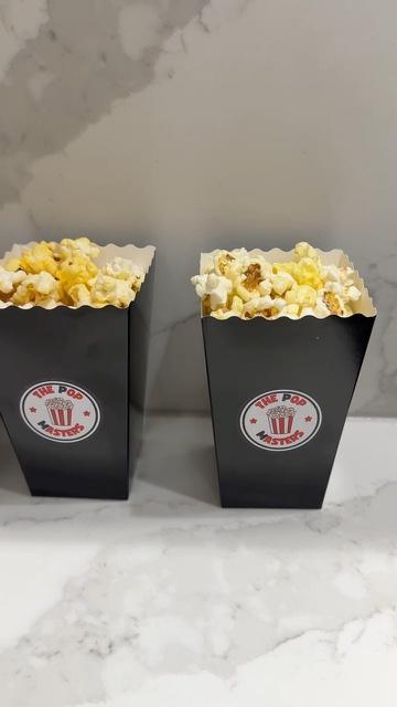 Personalised popcorn boxes