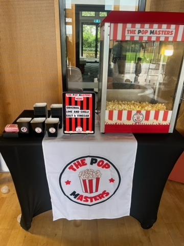 Popcorn event setup